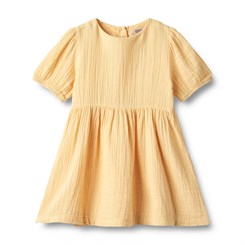 Wheat dress Imelda - Pale apricot